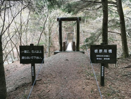 根原の吊り橋 (3)