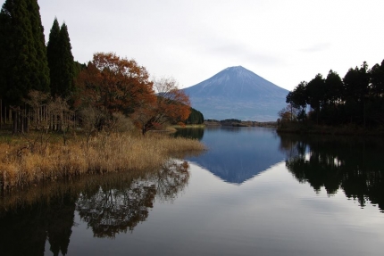 田貫湖から富士山