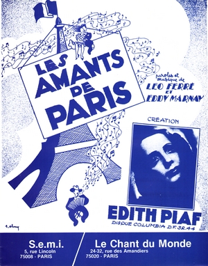 Édith Piaf Les amants de Paris