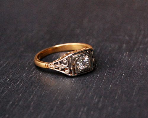 GALLERY AURA Shop Blog アールデコのダイヤモンドリング