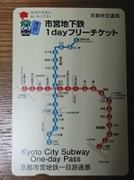 京都市営地下鉄一日乗車券
