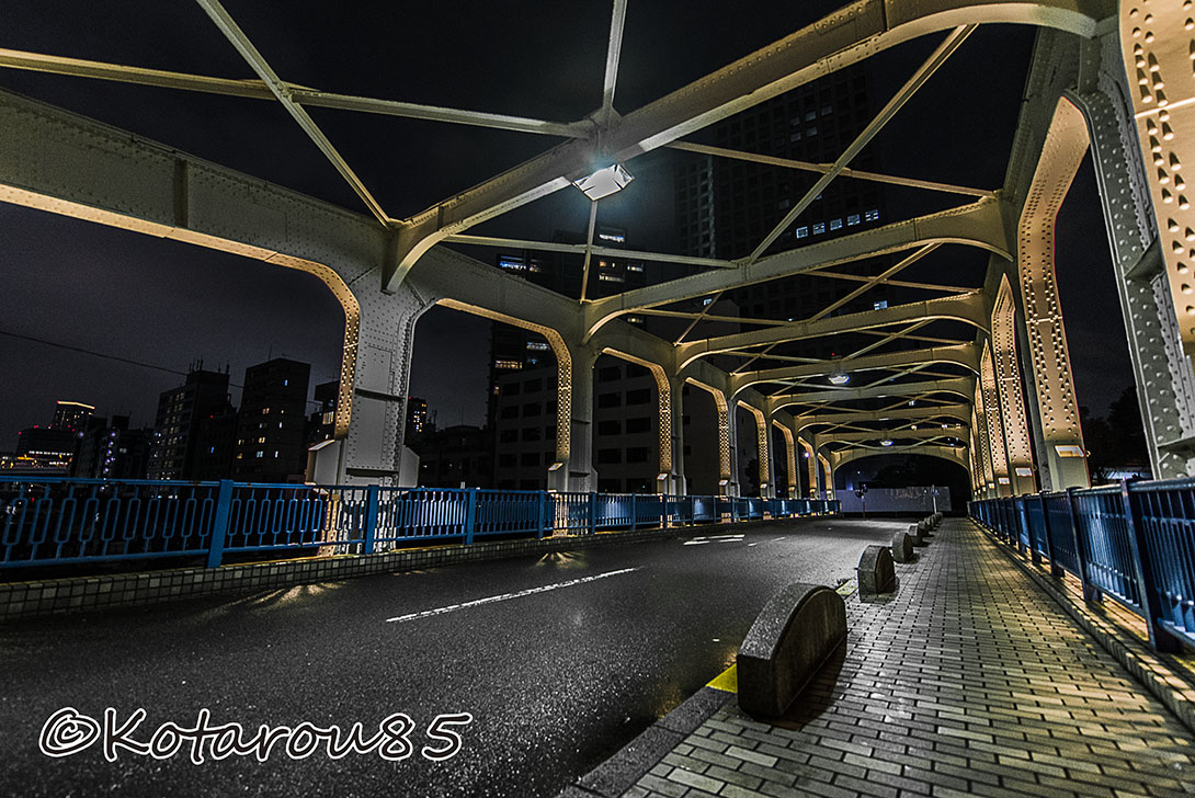 深夜の豊海橋 20160925