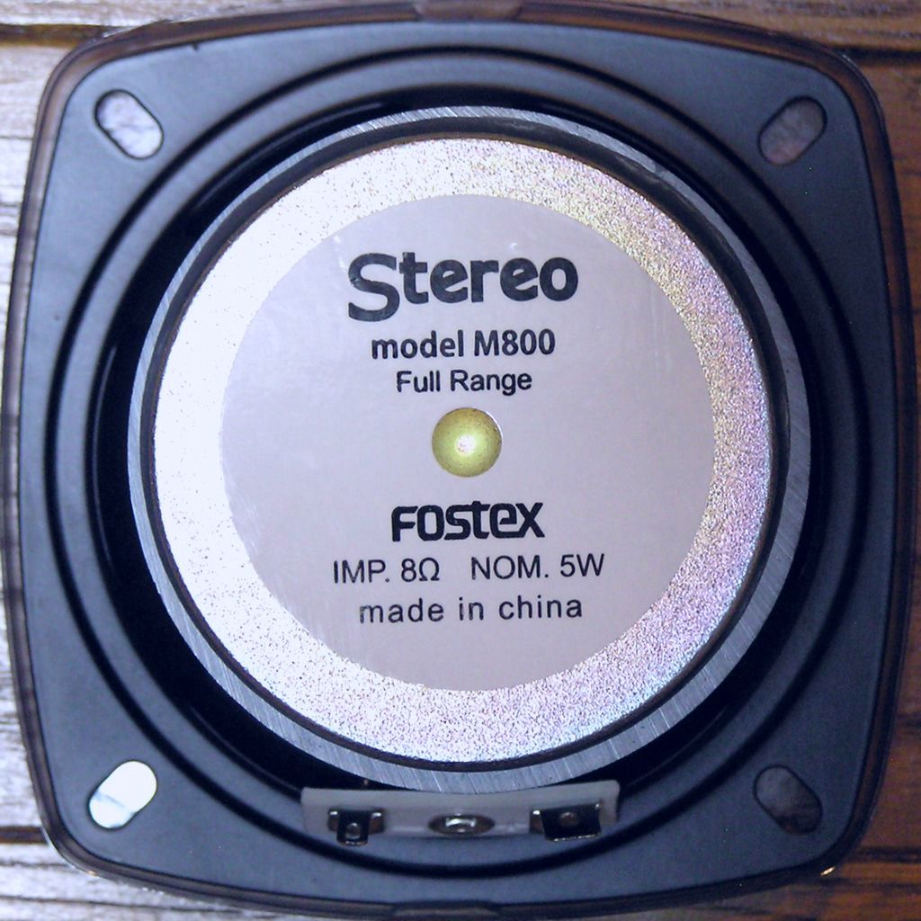 子午線の星 Stereo2016年8月号付録 口径8cmメタル振動板フルレンジ FOSTEX M800 使用 タンデム方式バスレフ型スピーカー製作  ～構想・設計編～