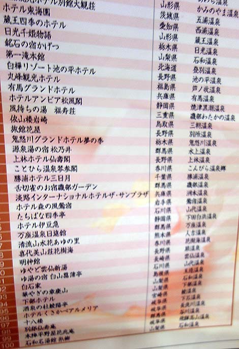 「プロが選ぶ日本のホテル・旅館100選」について考察してみる（日本一周まとめその4）