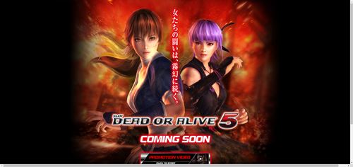 DEAD OR ALIVE5公式サイト
