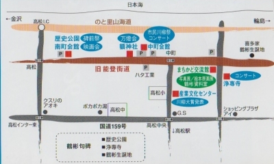 高松歴史街道フェスティバル地図